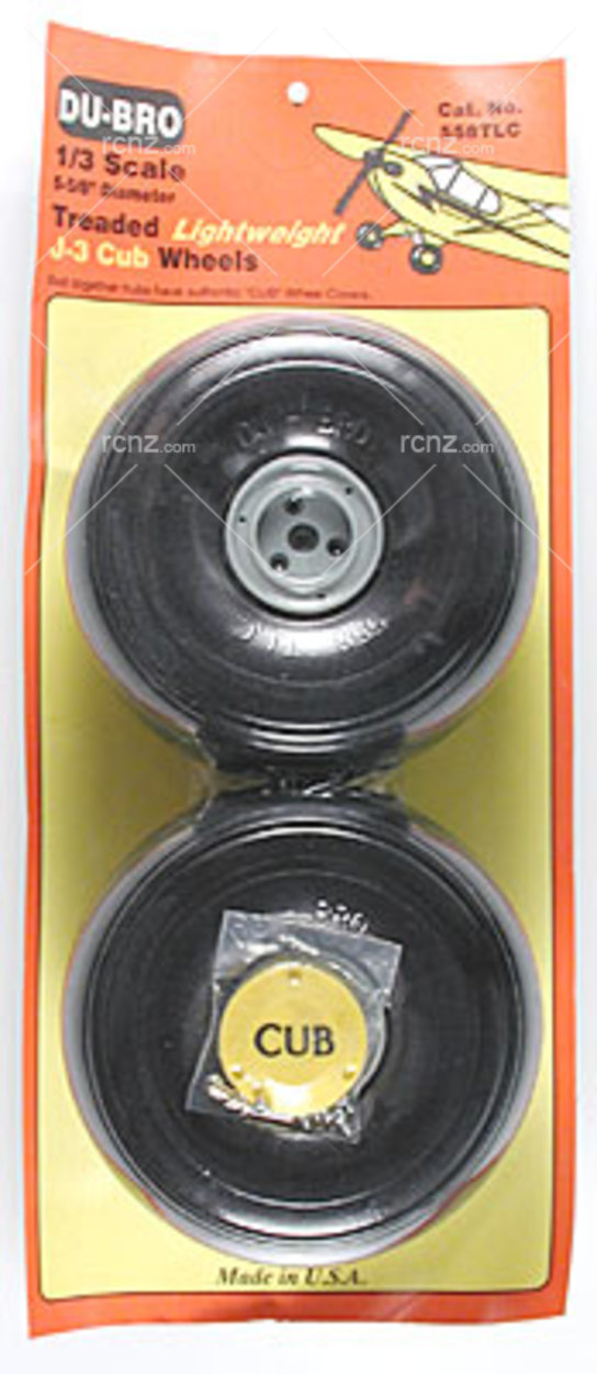 Dubro - J3 Cub Wheels 1/3 Threadlite image