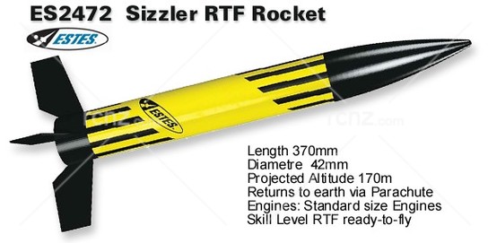 Estes - Sizzler Rocket Kit B6-4 image
