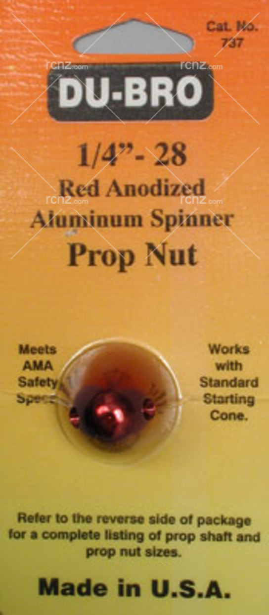 Dubro - 1/4-28 Alum Spinner Nut image