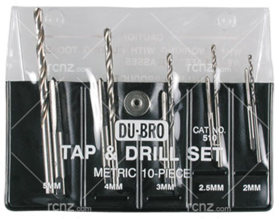 Dubro - Metric Tap/Drill Set 10pcs image