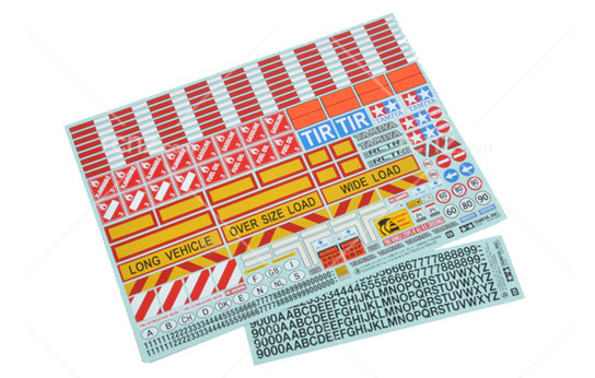 Tamiya - 1/14 Tractor /Trailer Sticker Set image