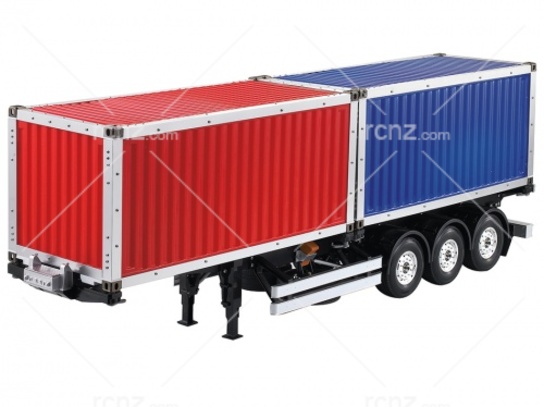 Hercules Hobby - 1/14 3-Axle Twin 20 Foot Container Trailer image