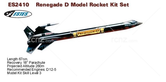 Estes - Renegade-D Tall Size Kit image