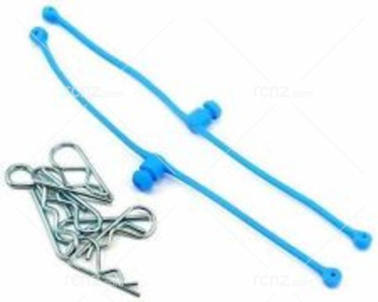 Dubro - Body Klip Retainers Blue image