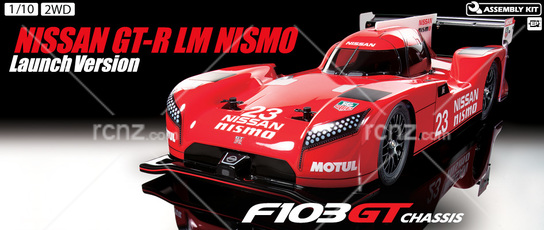 Tamiya - 1/10 Nissan GT-R LM Nismo Launch F103GT Kit image