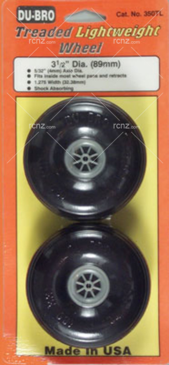 Dubro - 3-1/2 Threaded Light Wheels image