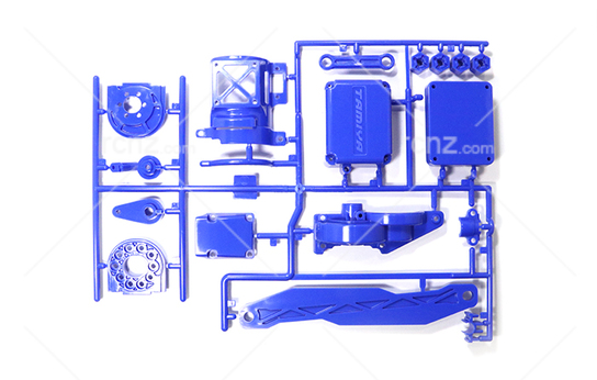 Tamiya - TT-02 D Parts Motor Mount Blue image