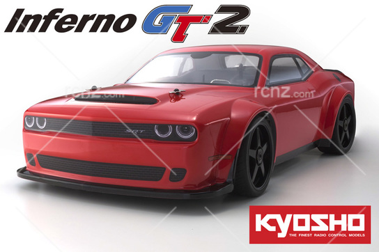 Kyosho - 1/8 Inferno GT2 Dodge Challenger SRT Demon 2018 4WD GP Readyset image