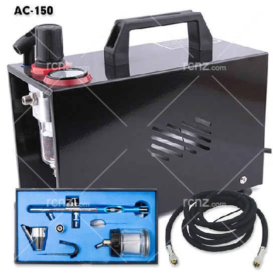 Fengda - Mini Compressor with Pro Suction Feed Airbrush image