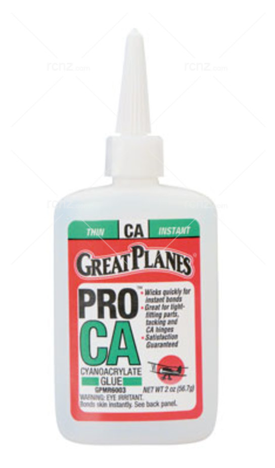 Great Planes - Pro CA Glue Thin 2oz (56.7g) image