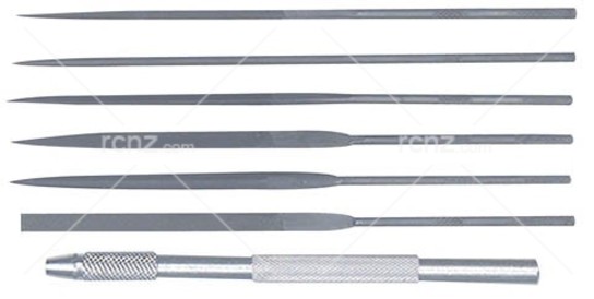 Proedge - Pro Needle File (Set of 6) with handle image