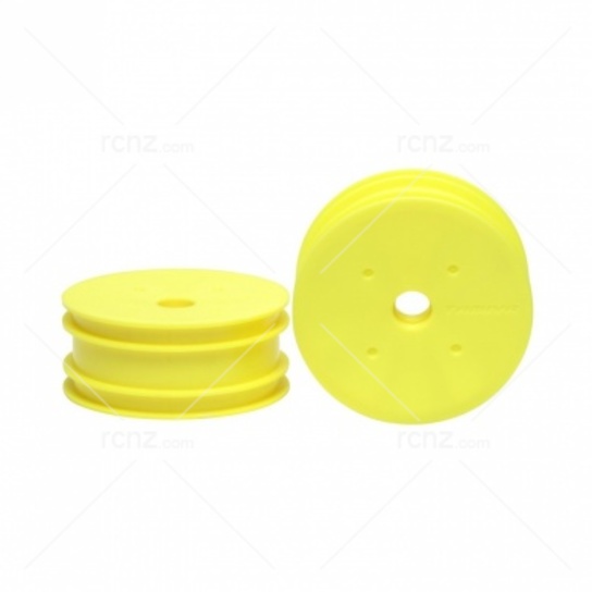 Tamiya - DN-01 Front Dish Fluro Yellow Wheels ( 2 pcs) image