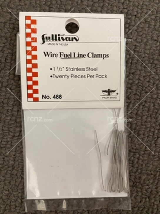Sullivan - Fuel Line Clamp Wires Stainless Steel image