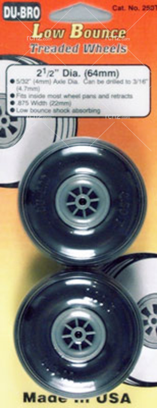 Dubro - 2-1/2 Dia/Threaded Surface Wheels image