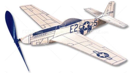 West Wings - Profile Mustang Balsa Wood Kit image