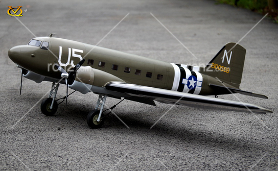 VQ Model DC 3 EP GP 25 Size US Army Version ARF RCNZ