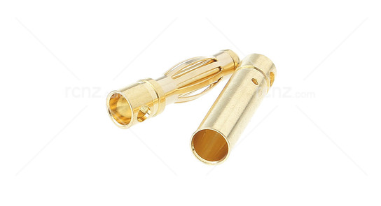 RCNZ - 4mm Gold Bullet Connector - Pair image