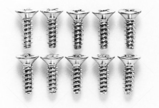 Tamiya - 3x10mm C/Sunk Tap Screw (10 pce) image