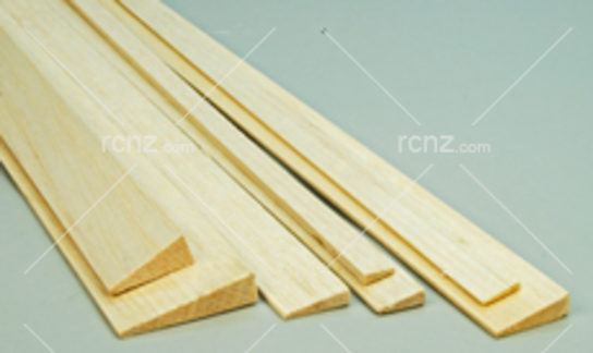 BNM - 5/16x1"1/4 Balsa Trailing Edge 8x31.5 (5) image