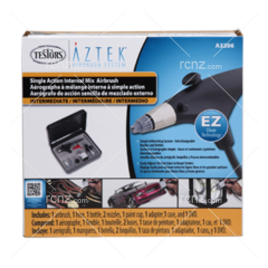 Testors - Aztek Single Action Int. Mix Airbrush Set image
