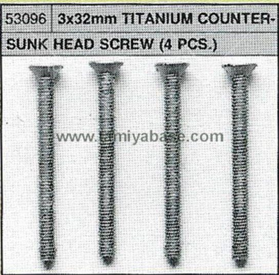 Tamiya - 3x32mm Titanium Countersunk Screw (4pcs) image