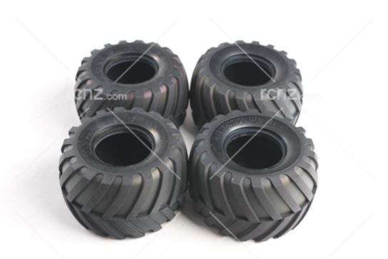 Tamiya - Midnight Pumpkin Tyre Set 4 Piece image
