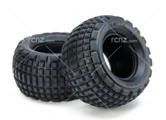 Tamiya - 1/10 ST Block Rear Bubble Tyre Soft (2pcs) image