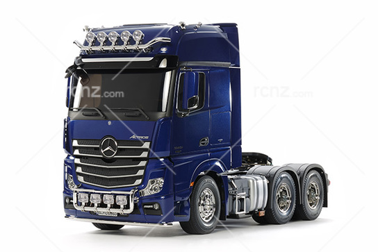 Tamiya - 1/14 Mercedes-Benz Actros 3363 Pre-Painted Pearl Blue Kit image