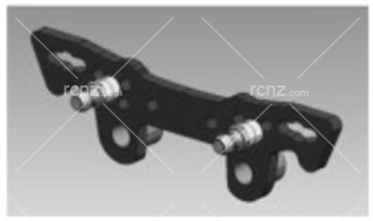 Tamiya - TT-02 Carbon Reinf. Front Damper image