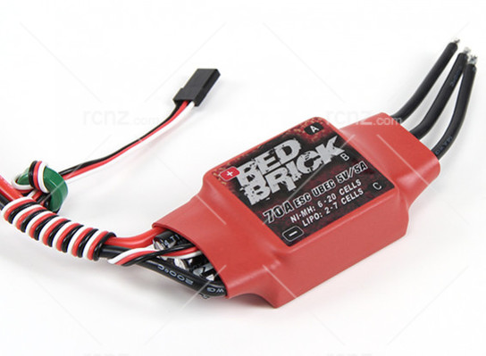 RCNZ - 70A Red Brick V2 Brushless ESC image