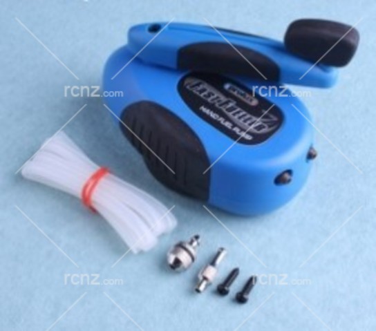 Prolux Fast Fueller Nitro or Gasoline Petrol Compact Hand Fuel Pump Blue