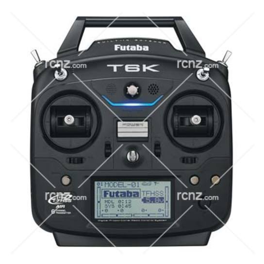 Futaba - 6K 6ch 2.4G T-FHSS Radio Set Mode 2 image