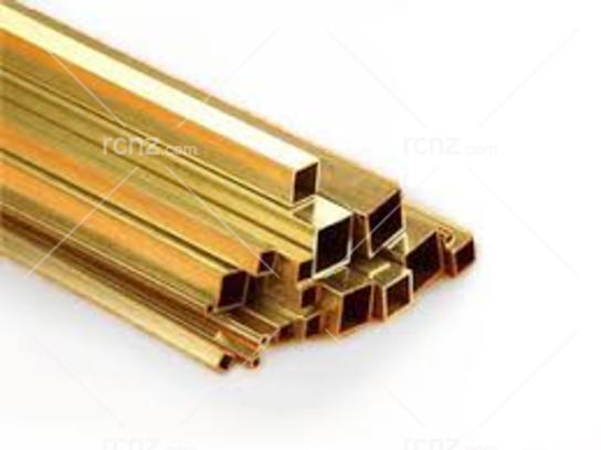 K&S - Brass Rectangle Tube 3/32 x 3/16 x 12" (1) image