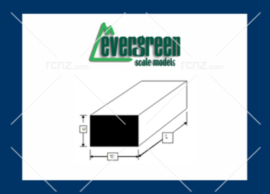 Evergreen - Styrene Strip White 6.3mm SQ3 (1) image