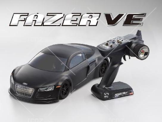 Kyosho - 1/10 RS Fazer VE Audi R8 Matt Black RTR image