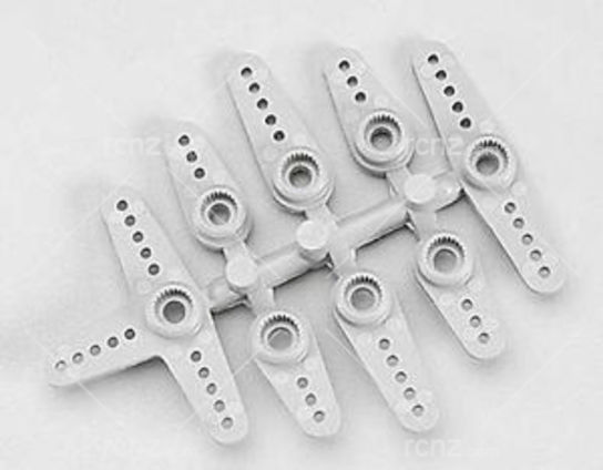 Dubro - JR S/Strength Servo Arms Std (8pcs) image