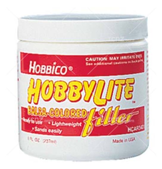Great Planes - Hobbylite Filler White Colored 8oz image