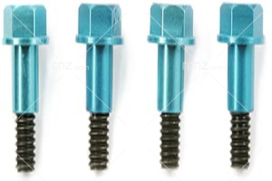 Tamiya - DF-02 Aluminium King Pins Blue image