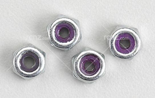 Dubro - Nylon Insert Lock Nuts 3-48 (4) image