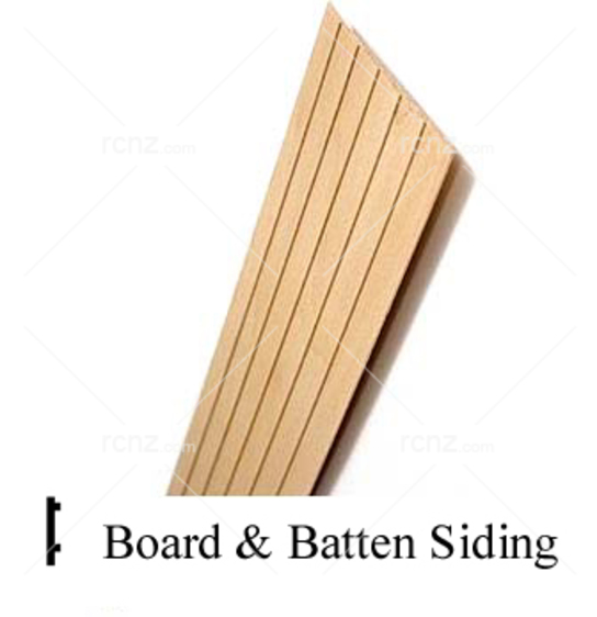 Midwest - Basswood Board & Batten 24" Flooring 3/32" 1/16x3" image