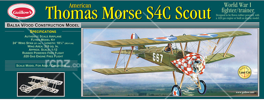 Guillows - Thomas Morse S4C Scout Balsa Kit image