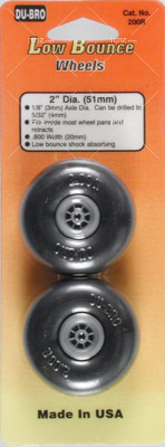 Dubro - 2 Dia/Smooth Surface Wheels image