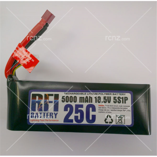 RFI - 18.5V Li-Po Battery 5000mah 25-50C image