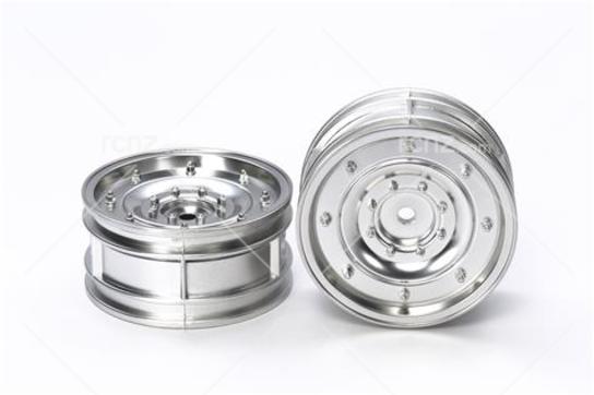 Tamiya - Matt Plated Silver Dish Wheels 26mm +2 (4pcs) image