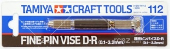 Tamiya - Fine Pin Vice D-R 0.1-3.2mm image
