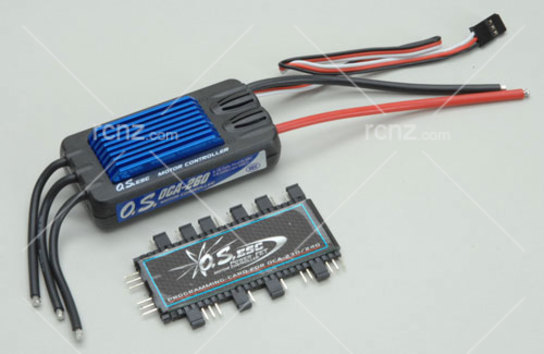 O.S - Brushless ESC OCA-260 (60A) W/OCP-2 Programmer image