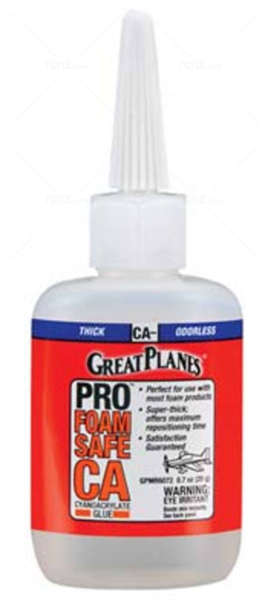 Great Planes - Pro Foam Safe CA- Thick Glue 0.7oz (20g) image