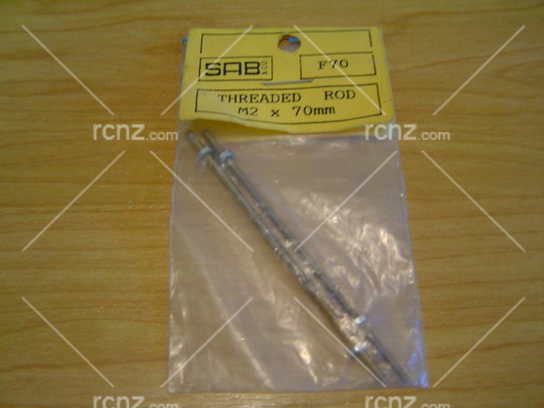 SAB - Brass Rod 70mm M2 Thread 2 Pce image