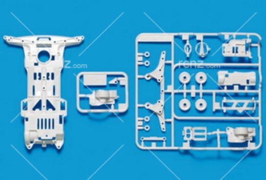 Tamiya - Mini 4WD Super II Rein Chassis White image