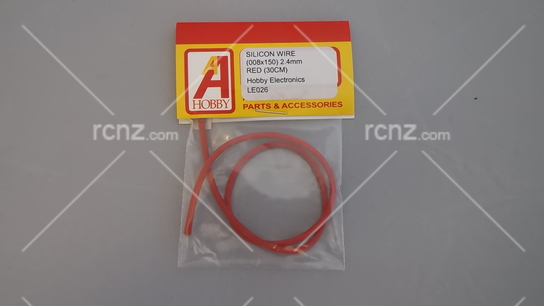 A Hobby - Silicone Wire 2.4mm Red 30cm image